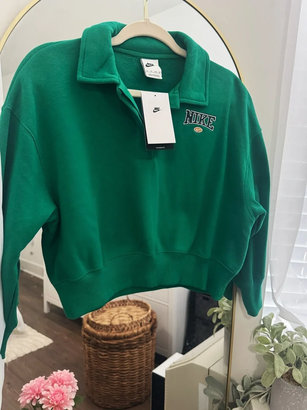 Nike Phoenix Oversized Pullover NWT - Green XS